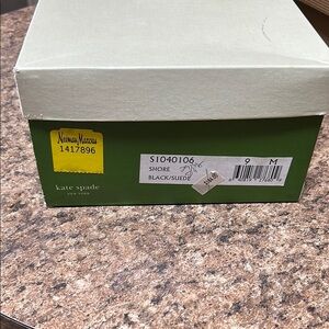 Kate Spade Black Suede Shoes